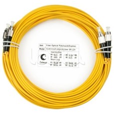 Шнур оптический SM 9/125 duplex FC/FC (15 м) Cabeus FOP(D)-9-FC-FC-15M