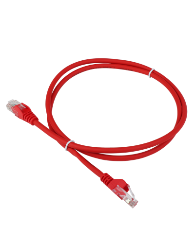 Патч-корд LANMASTER LSZH UTP кат.5e, 0.3 м, красный LANMASTER LAN-PC45/U5E-0.3-RD в Невиномысске Патчкорды (медные) Pintop.ru